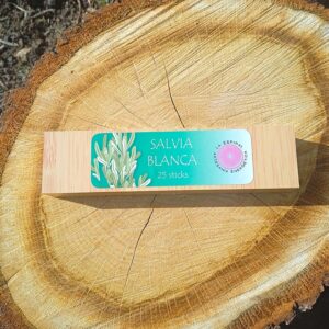 Incienso orgánico artesanal 8 Incienso orgánico de Salvia Blanca